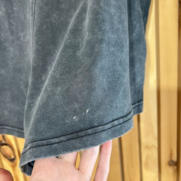 Nike Sportswear Washed Boxer Style Sweat Shorts Grey Size Large Casual Retro - Picture 7 of 10